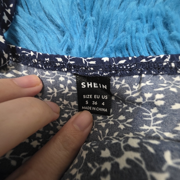 Shein Floral Mini Womens Dress Size 4 - Picture 3 of 6
